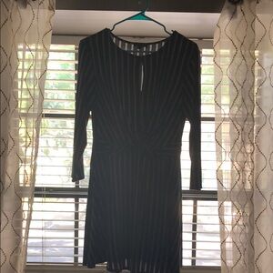 Black/white Striped Dress